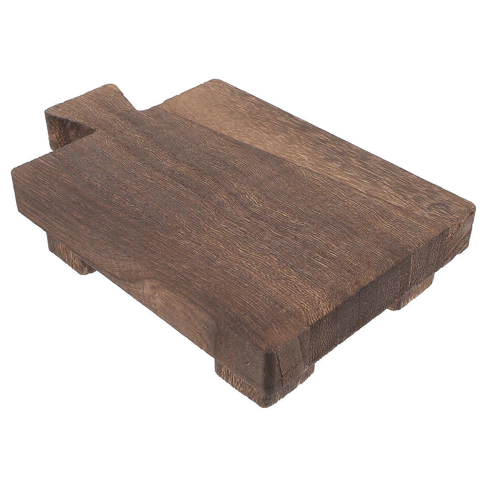 Wood Soap Tray 2Pcs Wood Riser for Storage Use Rustic Wooden Tray