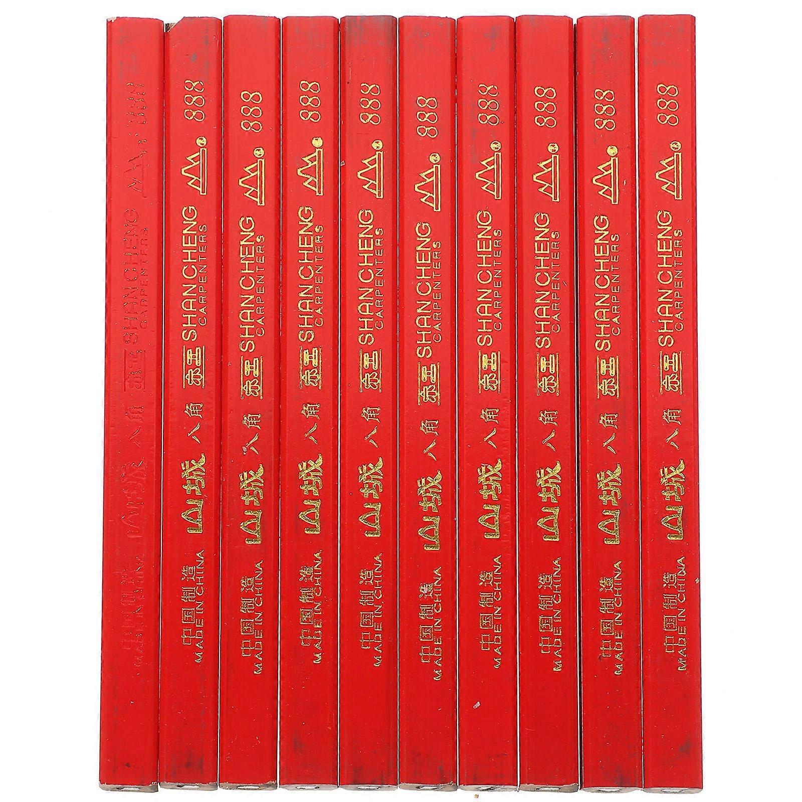 Pencil Octagonal Carpenter Pencils for Marking 144Pcs