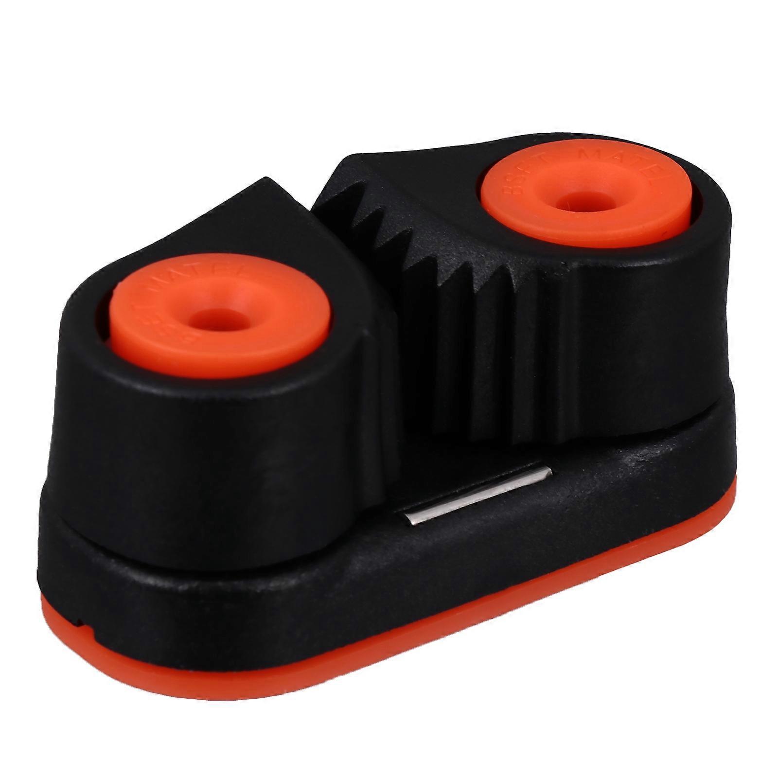 Cam Cleat Nylon Fast Entry Rope Device for Boat Black