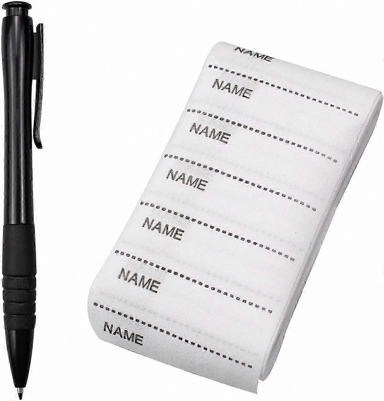 Customizable Iron-On Fabric Labels for Clothing, School, and Daycare Use