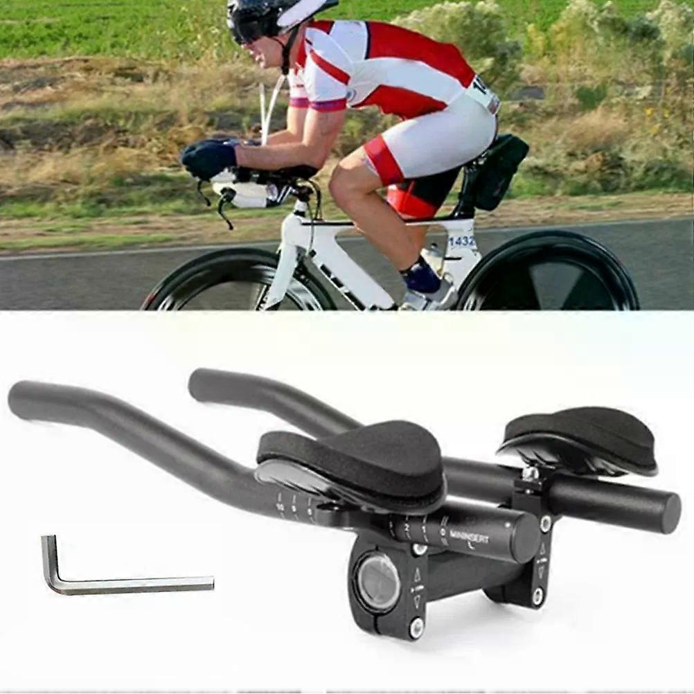 TT Handlebar Ergonomic Moutain Bike Handlebar Comfortable Unique Design Adjustable Handle Lightweight for Travel Bikes