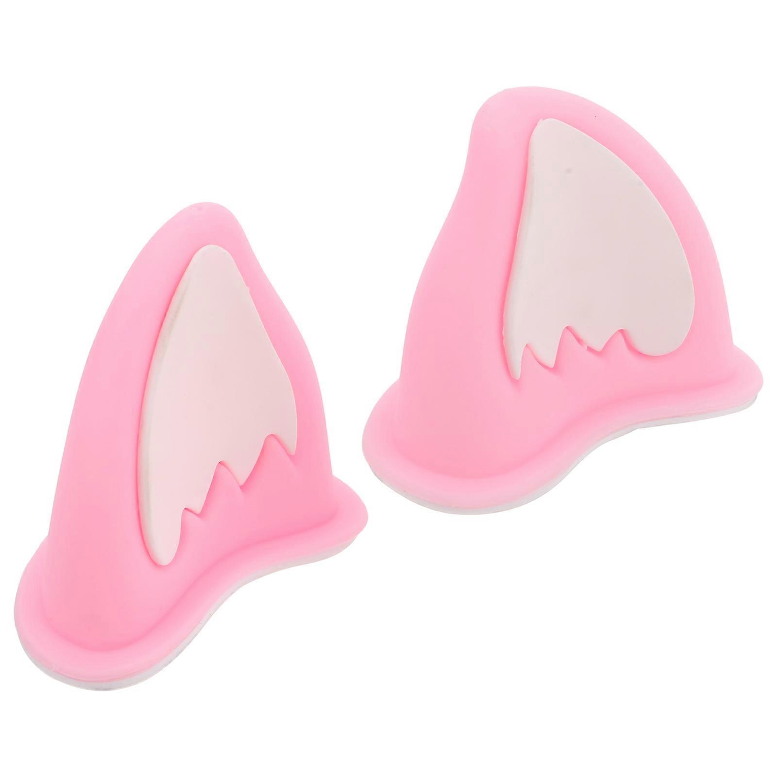 2Pairs Fox Ear Accessories for Decoration Ski Motorcycle Durable