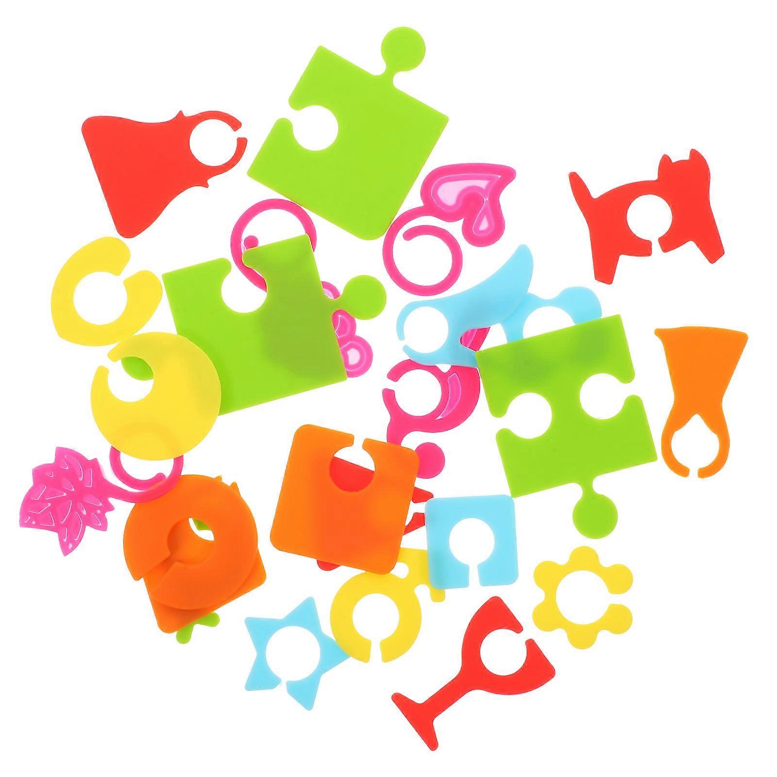 Wine Glass Charm Silicone Drink Markers for Cups 24Pcs Multi Colors