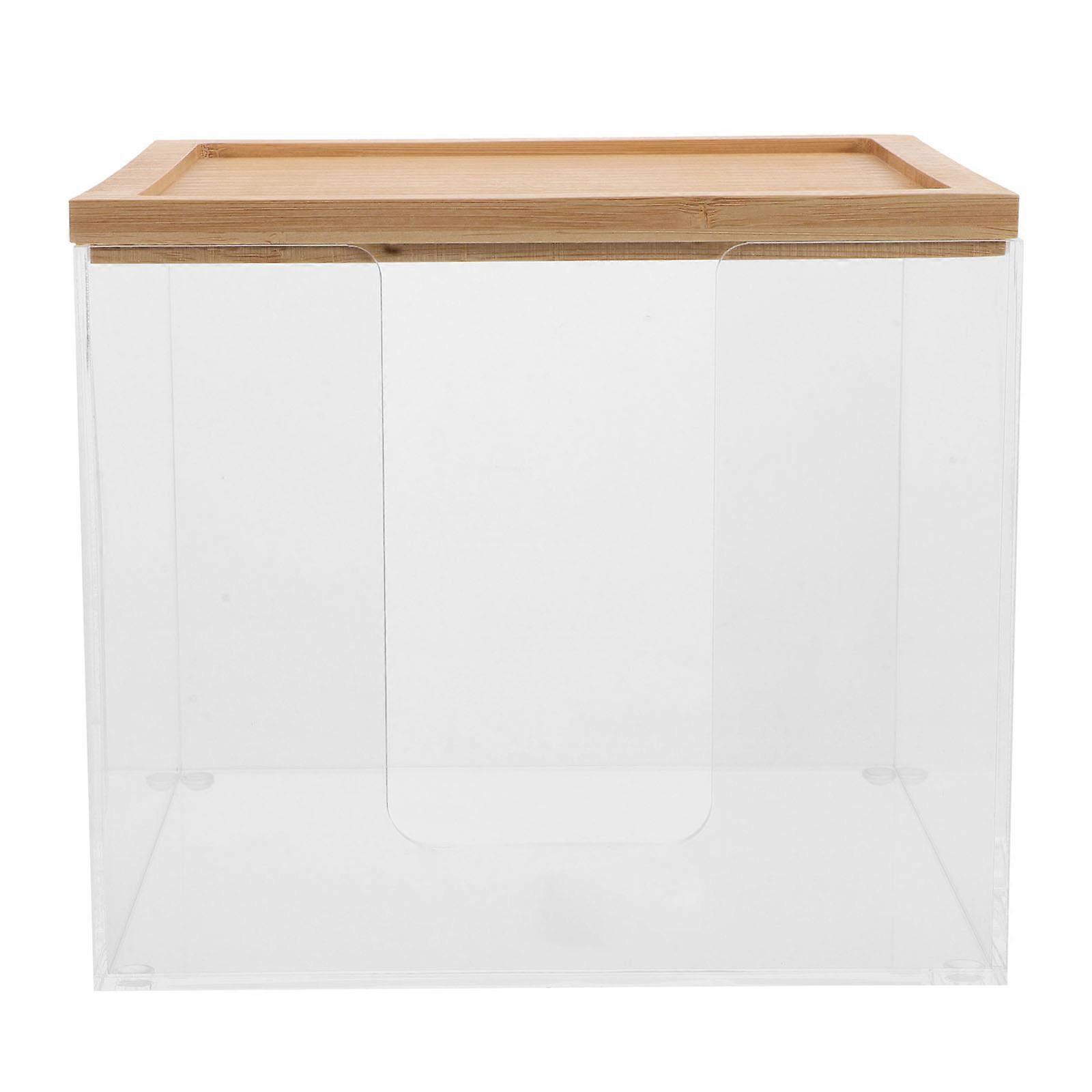 Transparent Acrylic Tissue Box Holder for Office Use 3Pcs Set