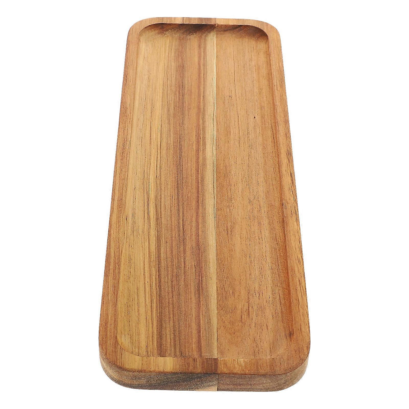 Rustic Style Wooden Tray For Housewarming Parties 28X10.5X1.5CM Tea Serving 1Pack