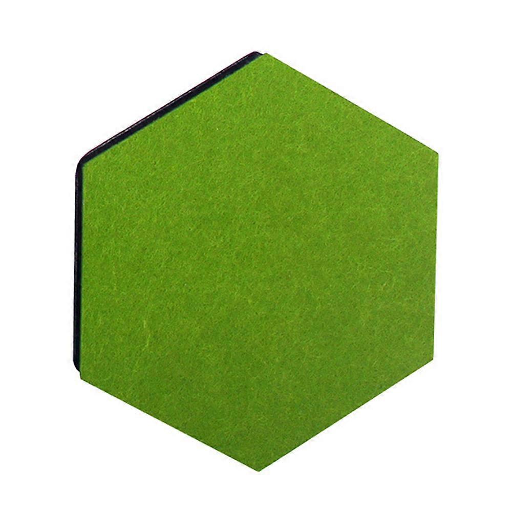 Self-Adhesive Felt Board Hexagon Shape Wall Decor Assorted Color Decorative Pin Holder 8Pcs