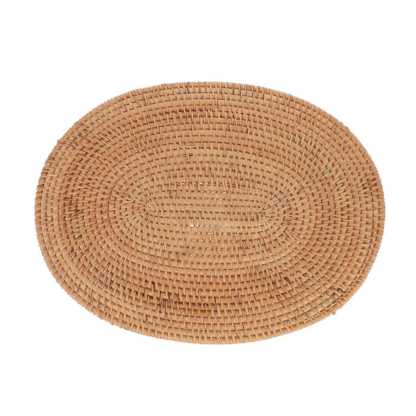 Decorative Placemat Tableware Mat for Dining 3Pcs Brown Heat Proof Set