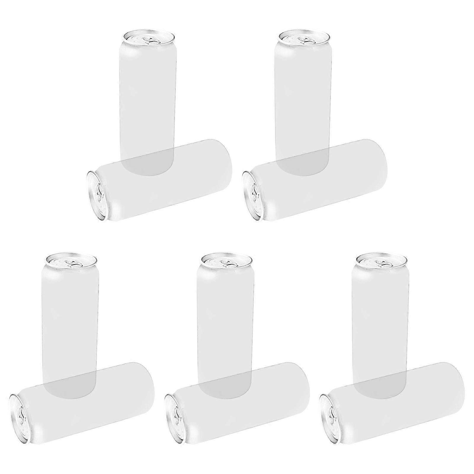 Plastic Coffee Bottles for Beverage Storage 50Pcs with Pull Lids