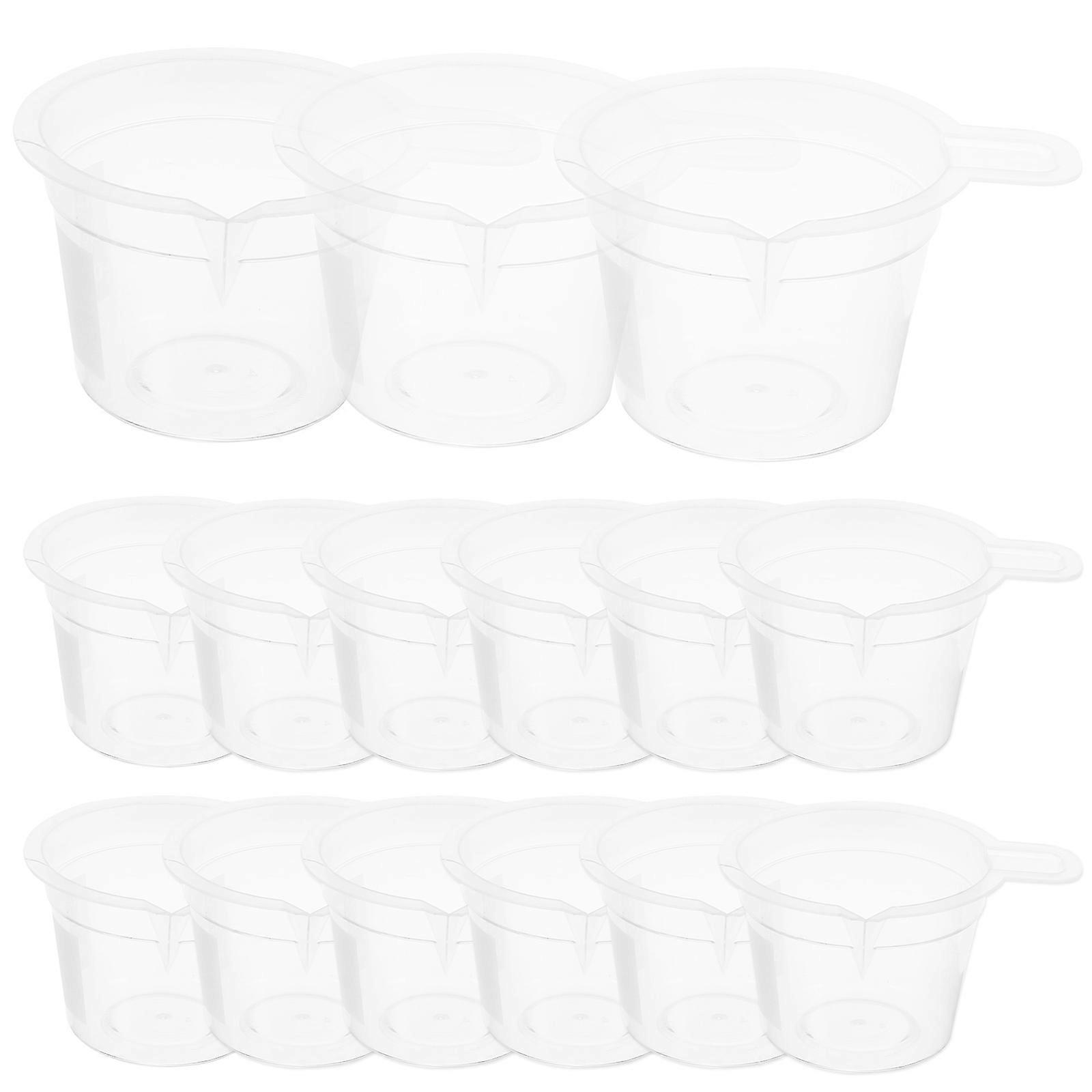 Epoxy Resin Mixing Cups for Resin Use Plastic Material 80Pcs Transparent Set