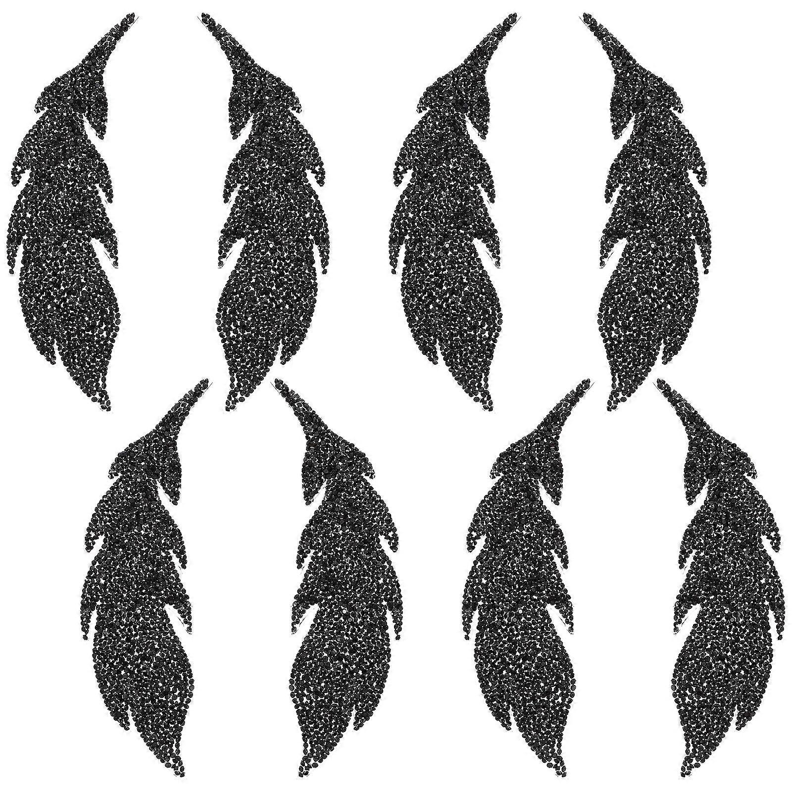 DIY Style Clothes Patches 12 Pairs Rectangular Hat And Bag Embellishments For Creative Projects