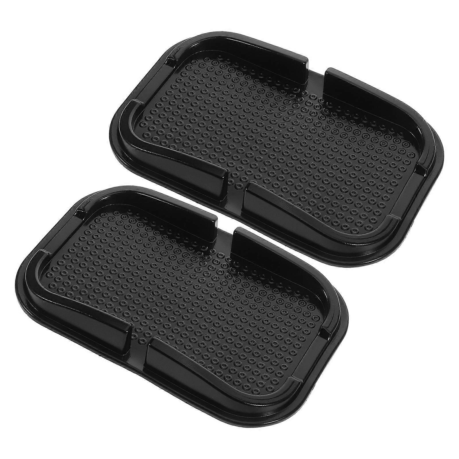 Car Navigation Holder Non Slip Dashboard Mat with 2Pcs for Car
