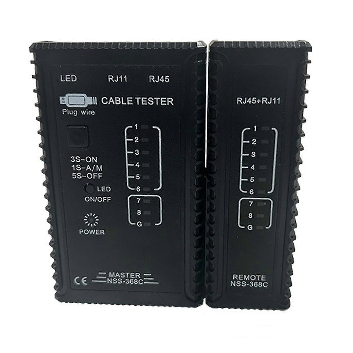 RJ45 RJ11 Cable Lan Tester Internet Phone Cable Tester Network Tool B