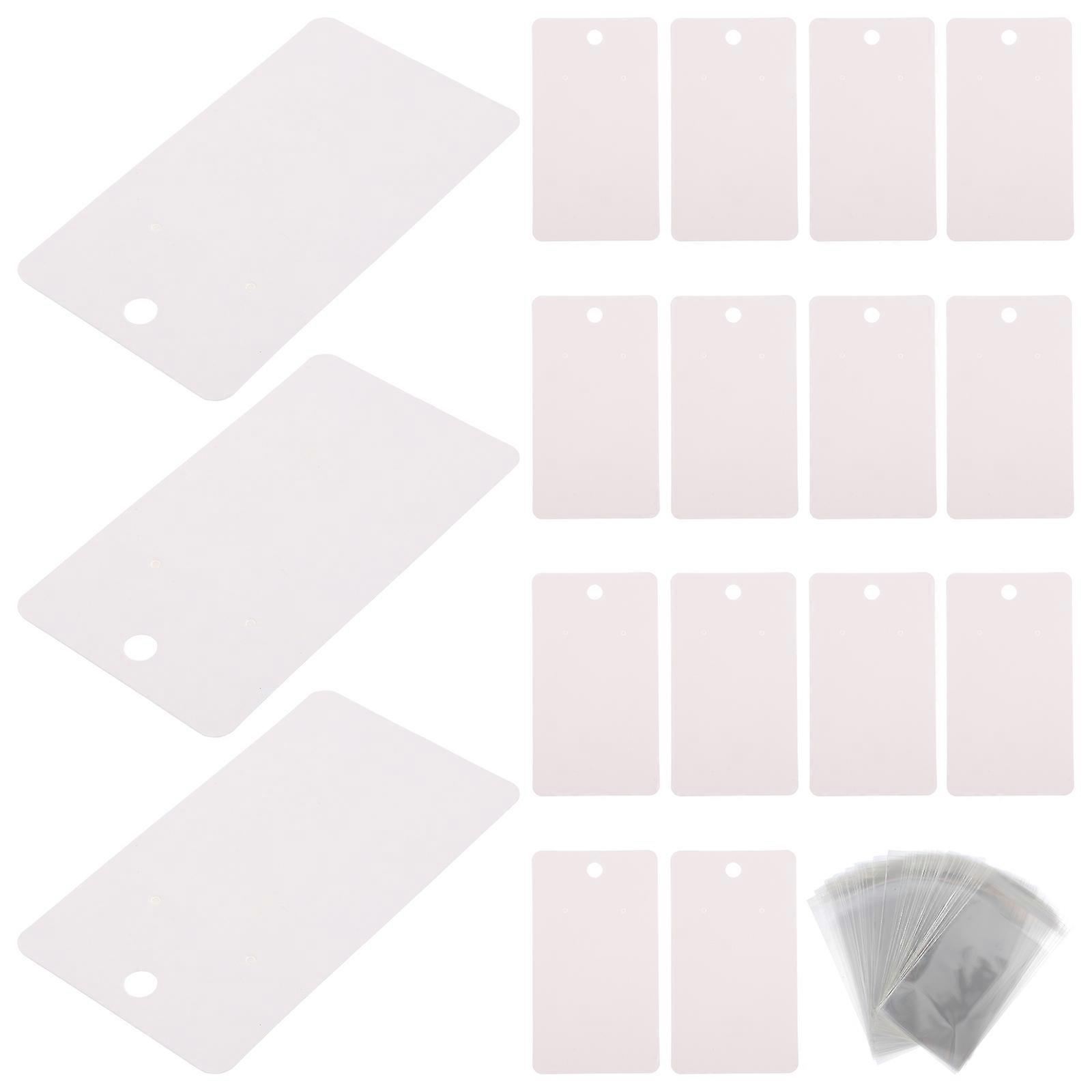Jewelry Display Earring Cards with Silicone Paper for Storage 5Sets
