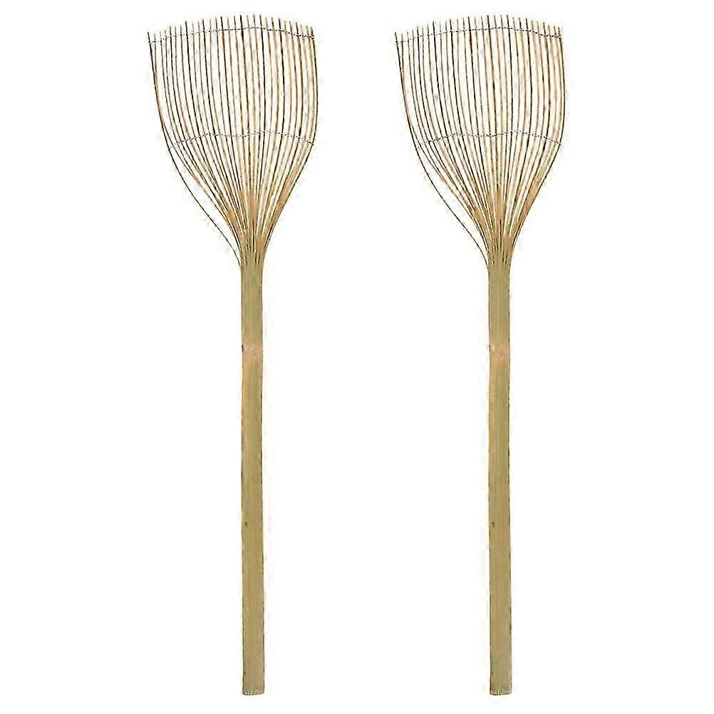 fly swatter bamboo manual insect mosquito bug swatter 2pcs