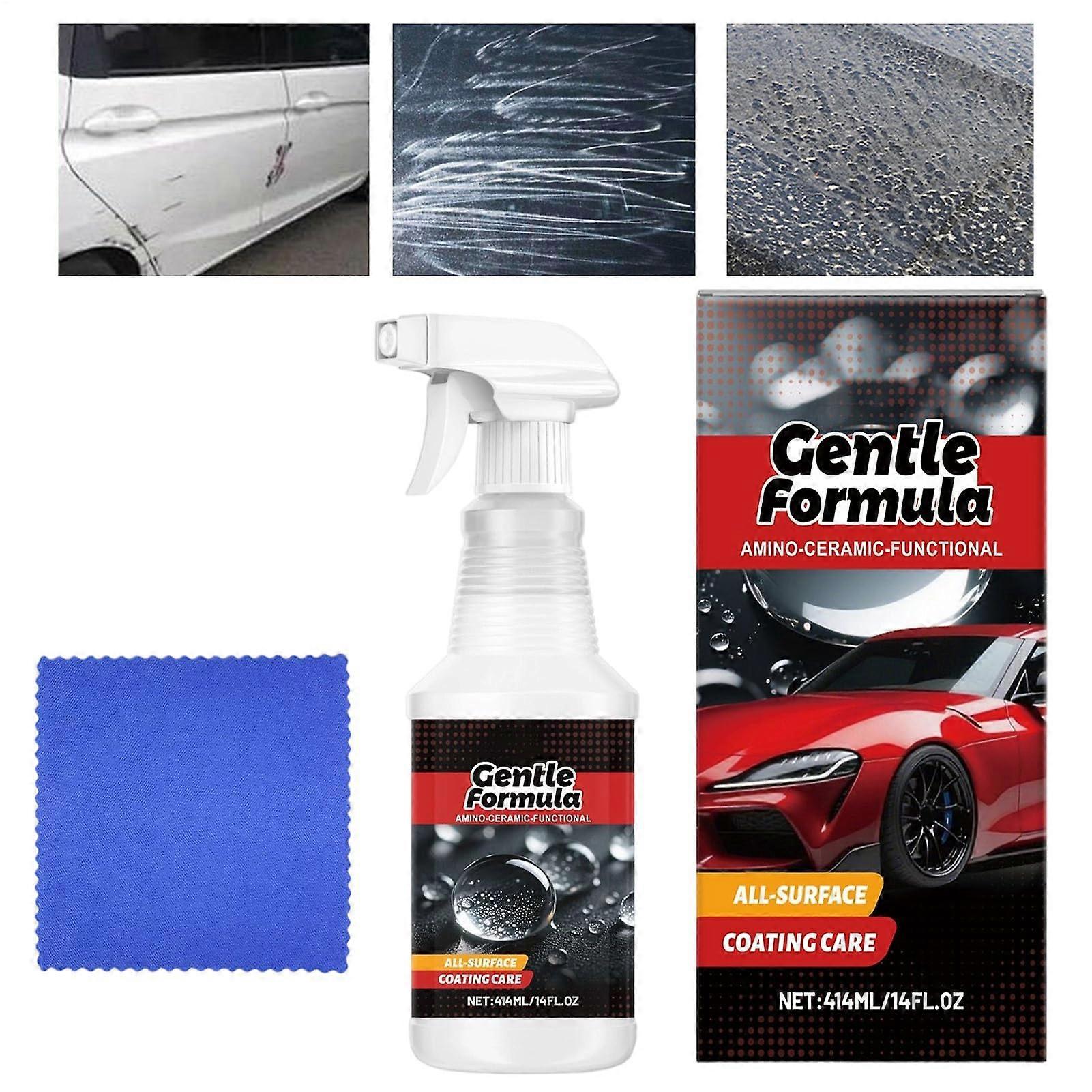 Car Ceramic Coating Kit 414ml Nano Painting Coating For Vehicle Exterior Shine And Protection Gloss Exterior Trim