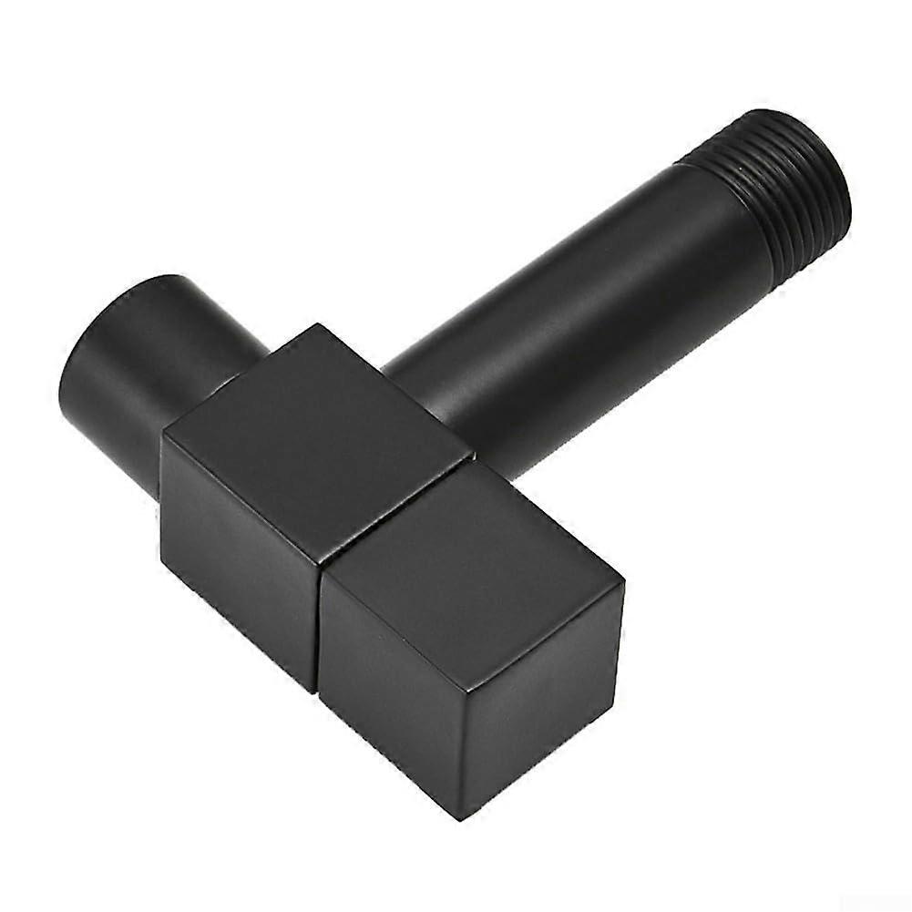 Solid Brass Wall Mounted Washing Machine Tap G1/2 Connection, Mop Pool Faucet, Black Finish for Bathroom Kitchen Garden