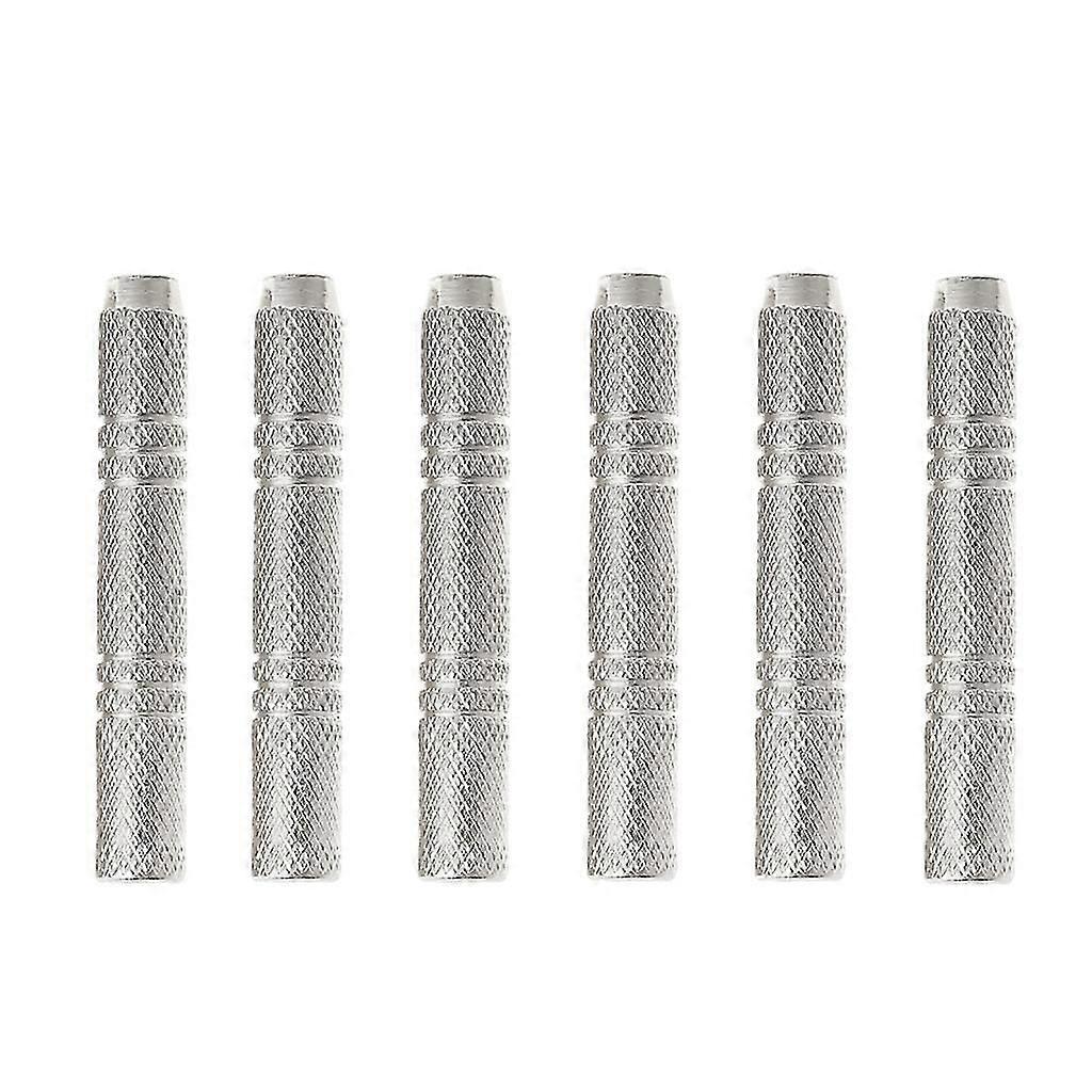 6 Stück Dart Barrel für Nylon / Stahl Darts Spitze Dart Acces 47mm 12g 2ba Gewinde