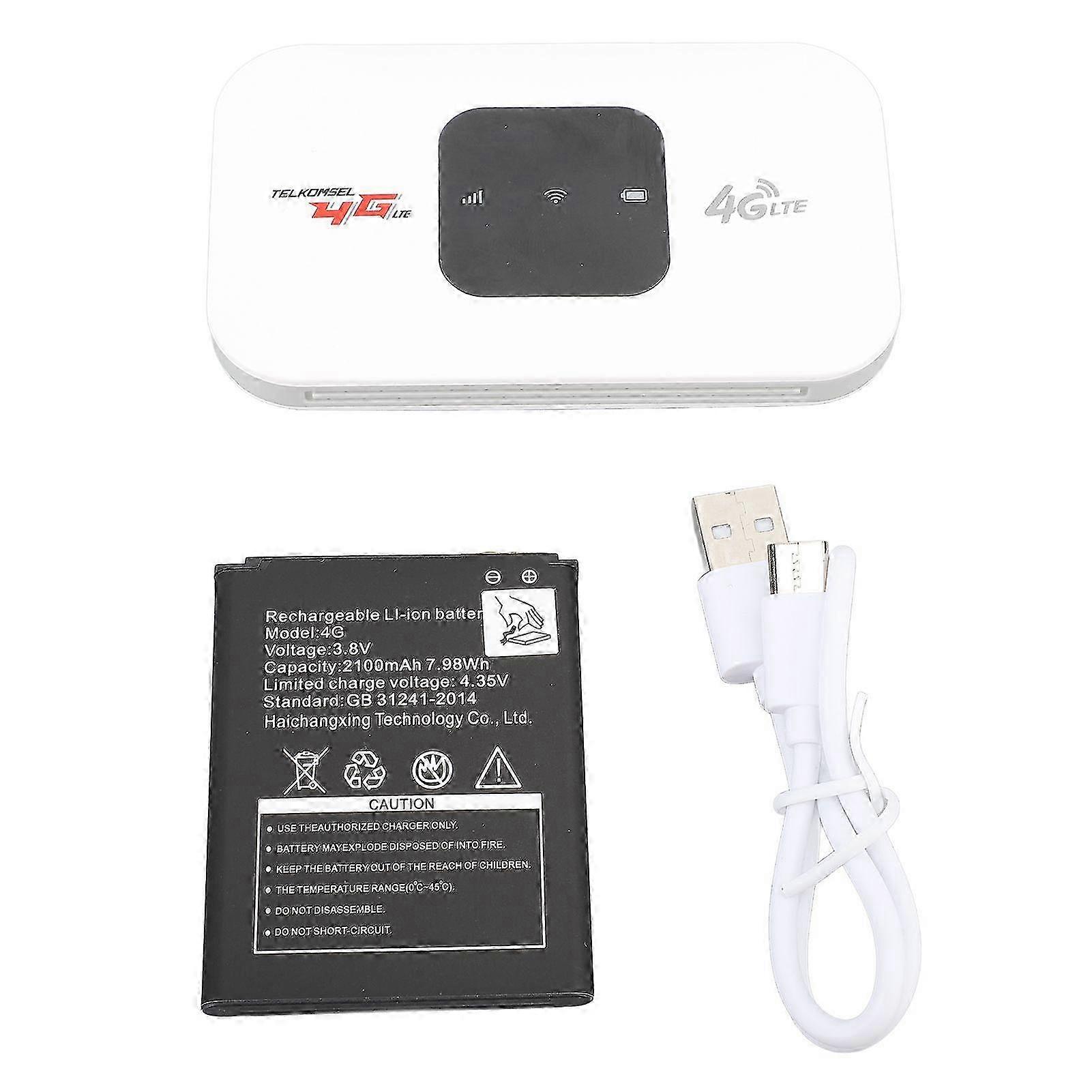 25-26 Mobile Wifi Router Supports 10 Users Micro SIM Card Insert 2100mAh Battery 4G LTE Mobile WiFi for Windows 7 8 10