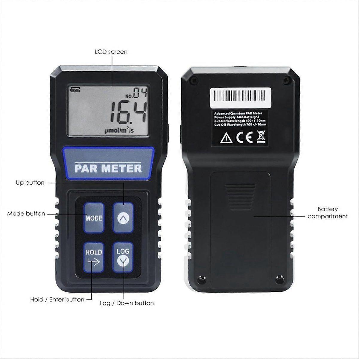 Digital PAR Meter IP68 probe Quantum Sensor For Plant PPFD Tester