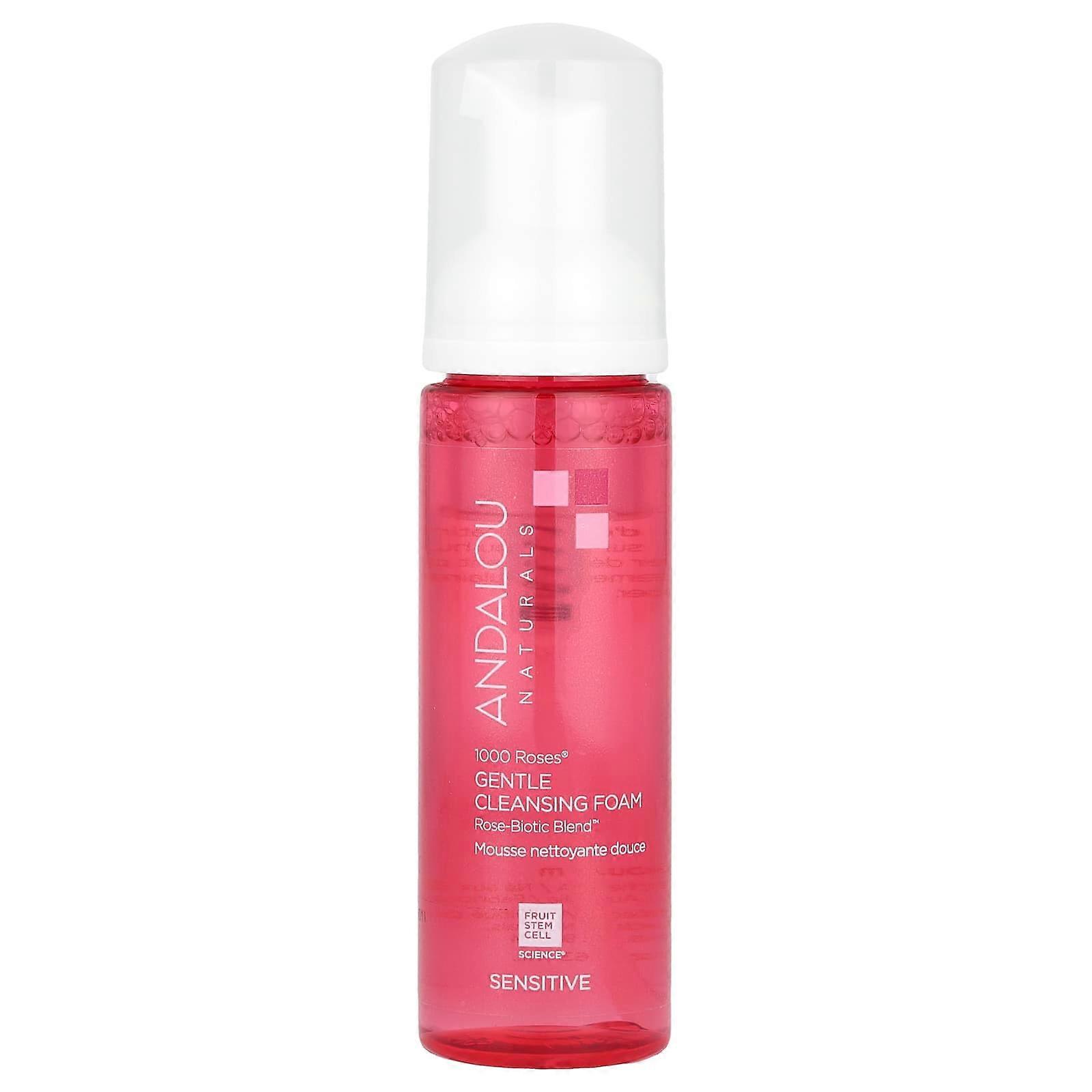 1000 Roses, Gentle Cleansing Foam, Sensitive, 5.5 fl oz (163 ml)