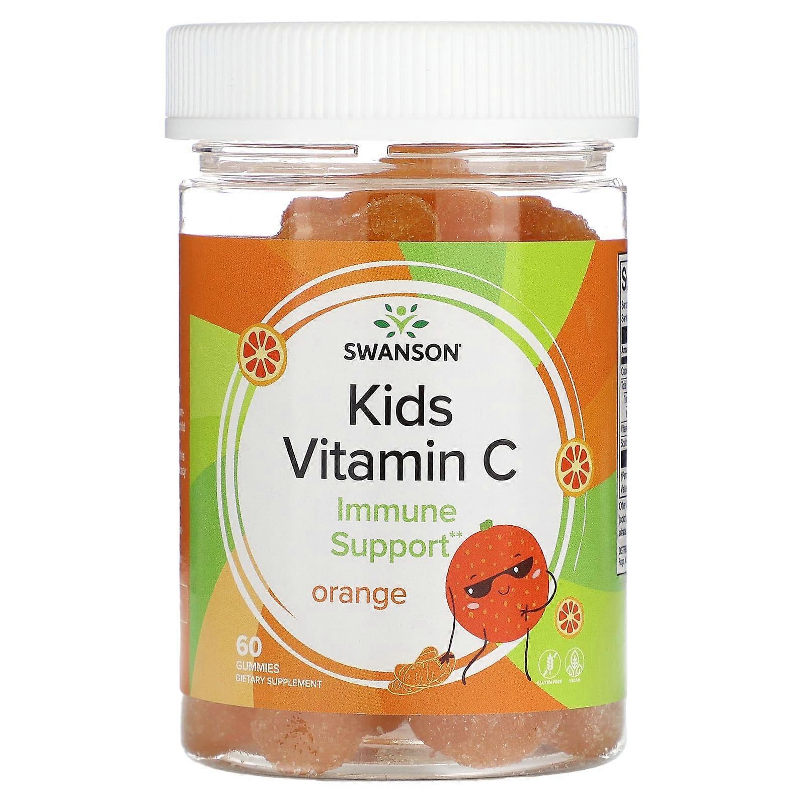 Kids Vitamin C, Orange, 60 Gummies