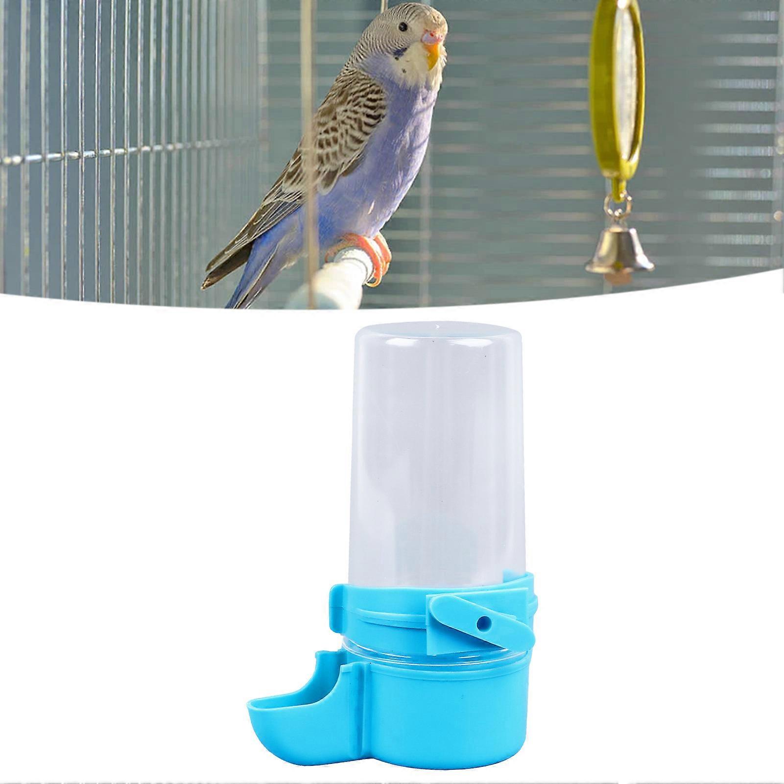 Automatic Thickened Clear Bird Water Feeder 200ml Plastic Dispenser