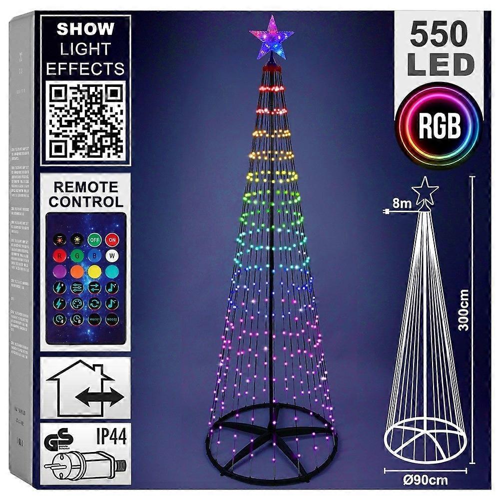 Sapin de Noël, 550 LED, 300 cm