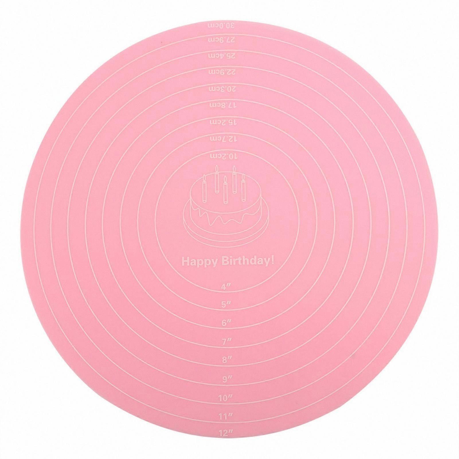Non-Stick Silicone Pastry Mat with Measurements for Dough Rolling and Baking
