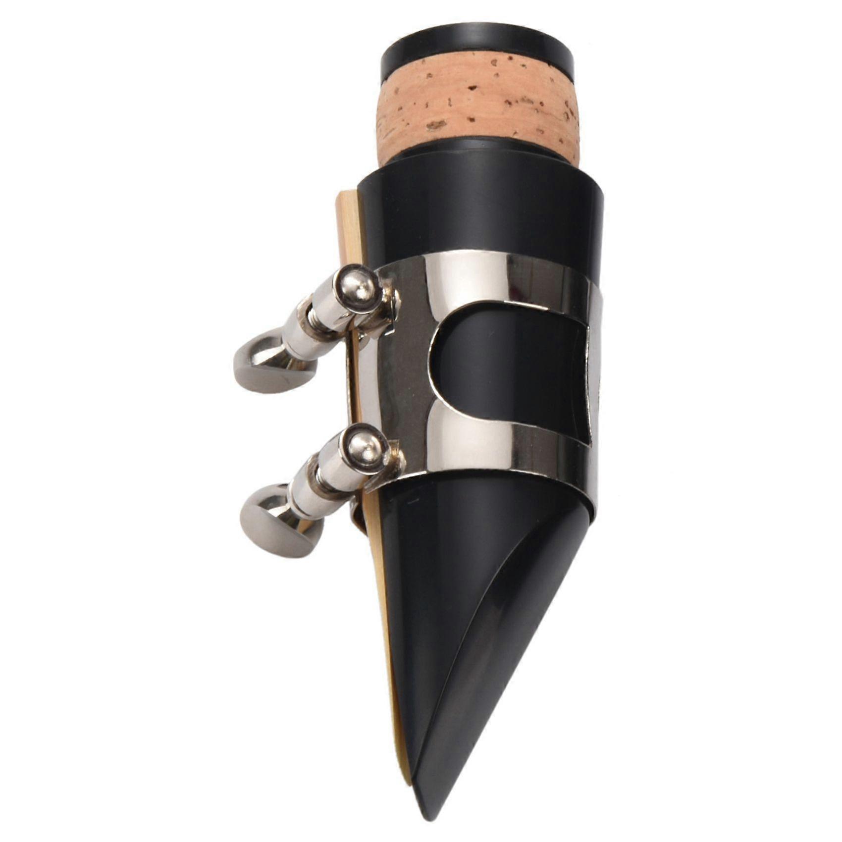 Plastic B Flat Clarinet Mouthpiece & Cap Clamp Woodwind Instruments