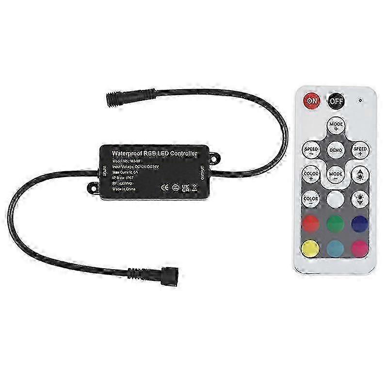 RGB LED Controller Dimmer LED Controller DC12-24V ,RGB Colorful LED Light with Light Bar Lamp Contr 25-26