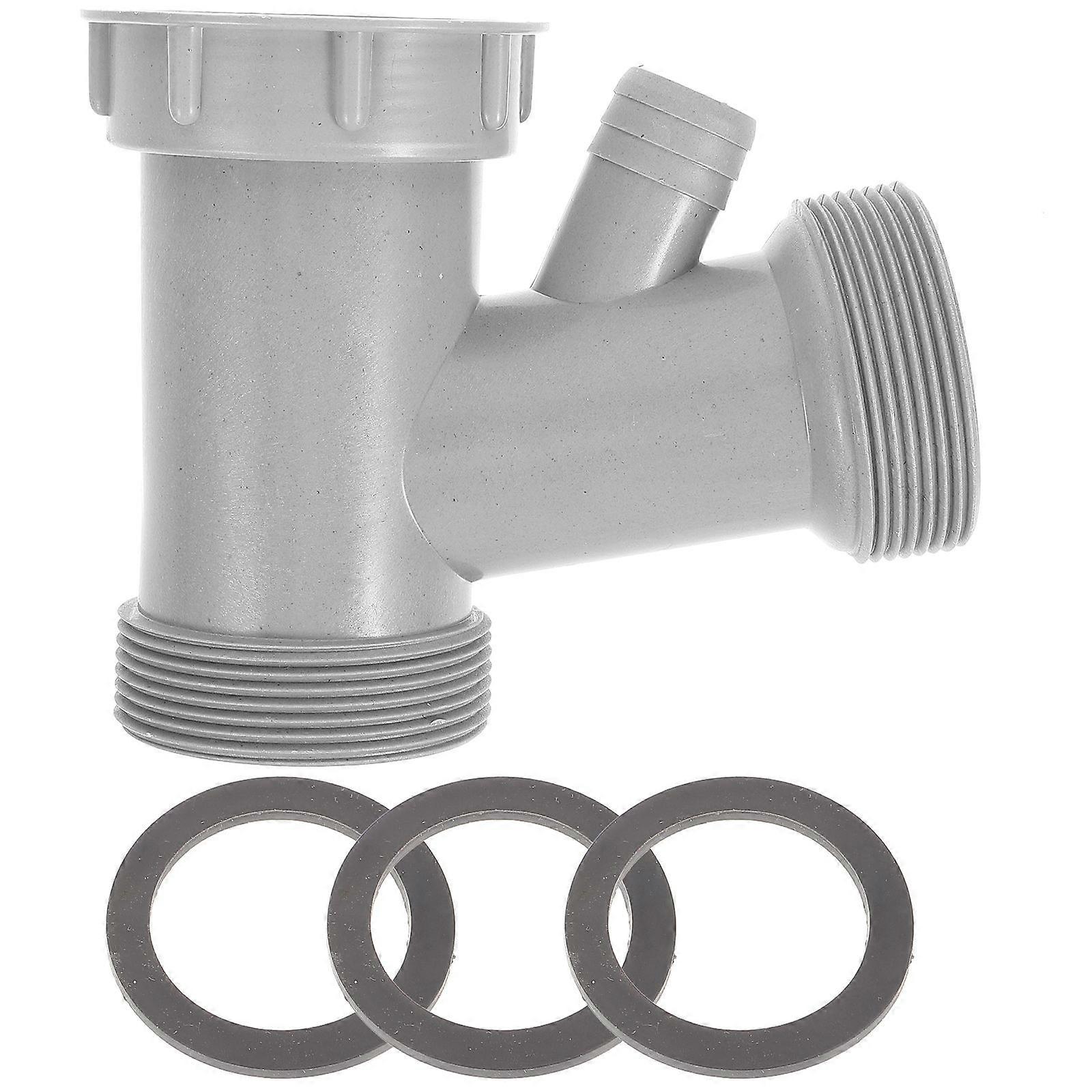 Sink Drainpipe Adapter 4-way Kitchen Branch Connector Extension Coupling Adapter