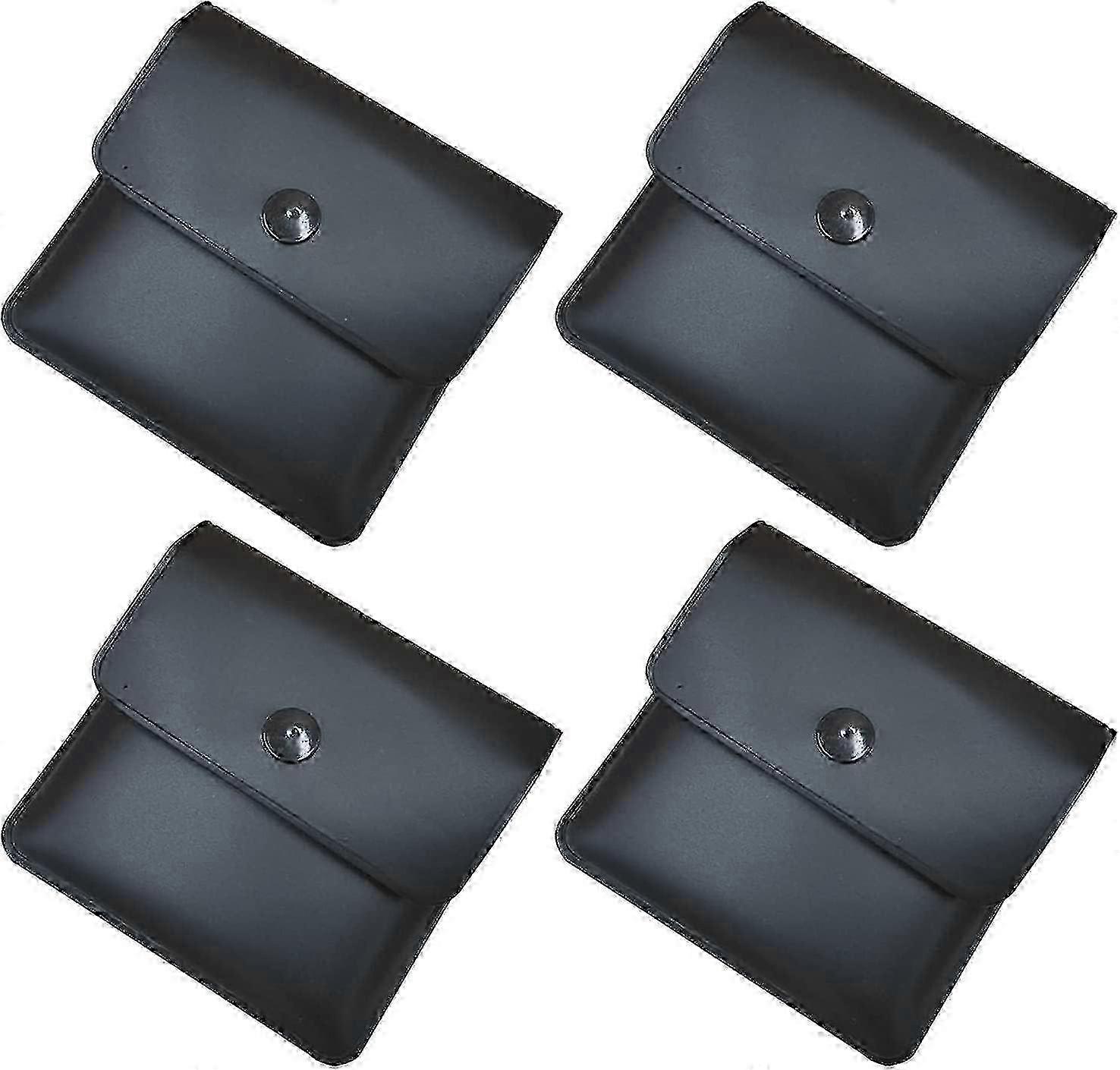 Odorless Pocket Ashtray for Hiking, Picnics, and Car Use – Set of 4