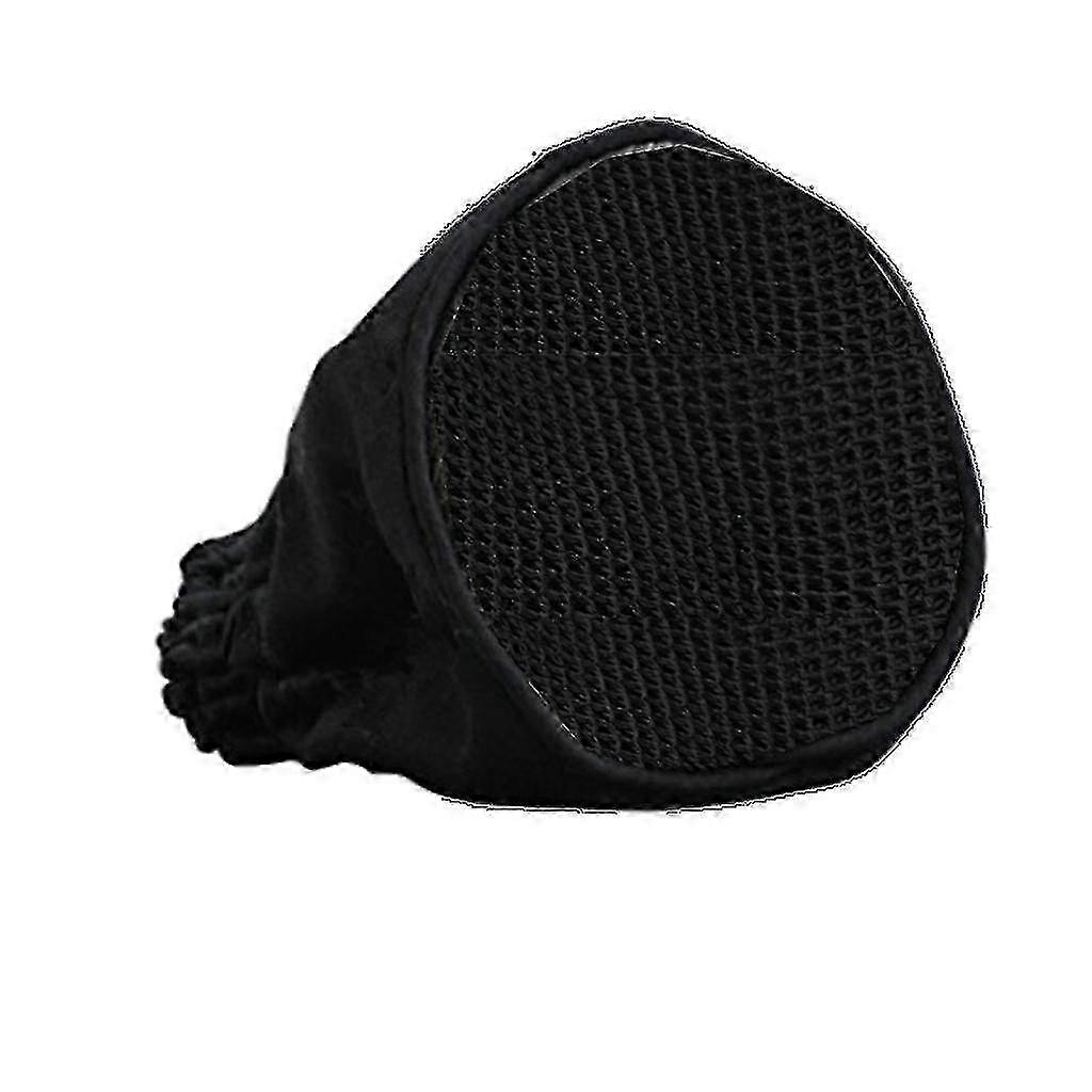 Canvas Black Universal Hair Dryer Sock Diffuser Wind Blower Attachment Cover
