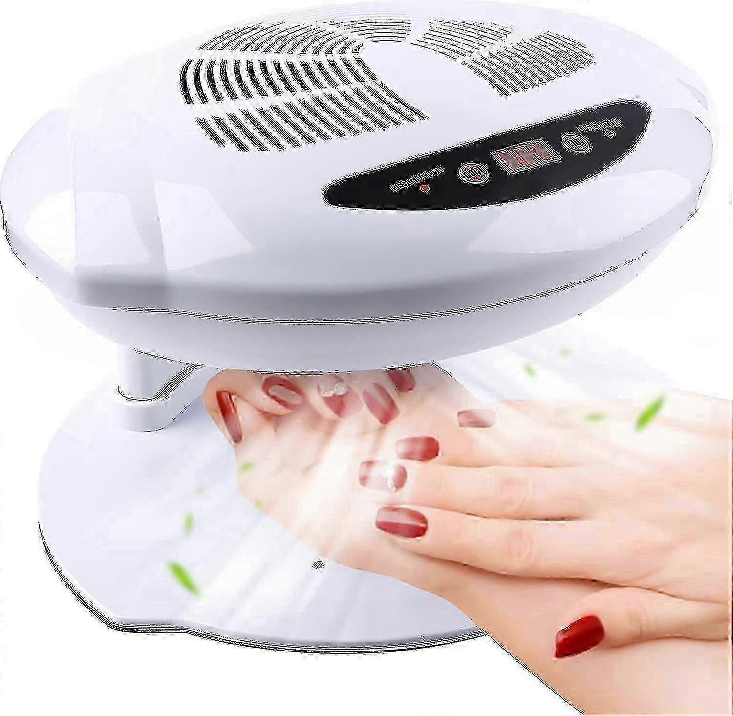 エアネイルドライヤー、400wネイルファンブロードライヤーマニキュアインテリジェント自動センサーホット&コールド用