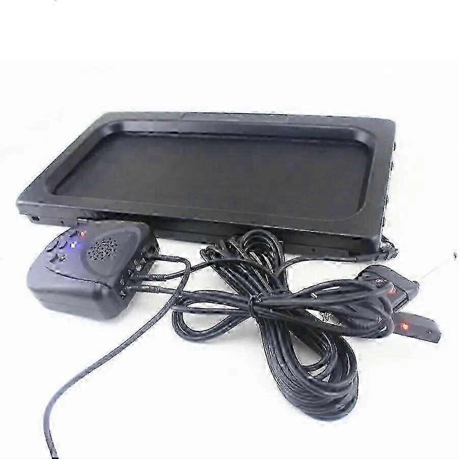 Electric stealth license plate frame for motorcycle bracket