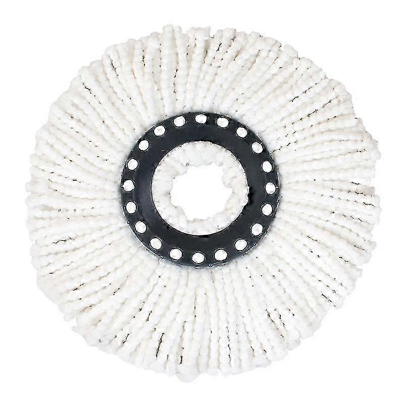 Rotating Round 16mm Mopping Head Microfiber Rag Mop Cloth Replacement Clean Tool