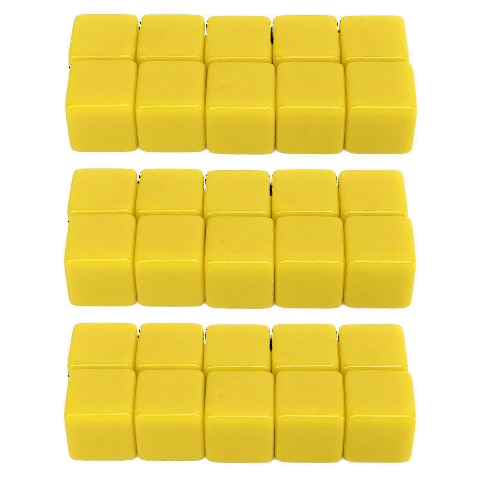 30 Pcs 16mm Dice Set Six Sided Blank Dice Write On Cubes Game For Math Teaching Education
