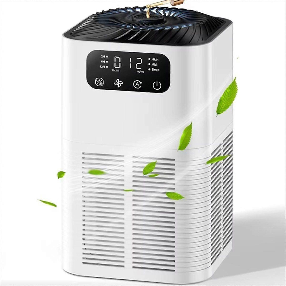 Home Air Purifier with Aromatherapy Diffuser, Effective Against Pet Dander, Smoke, Dust, Pollen & O