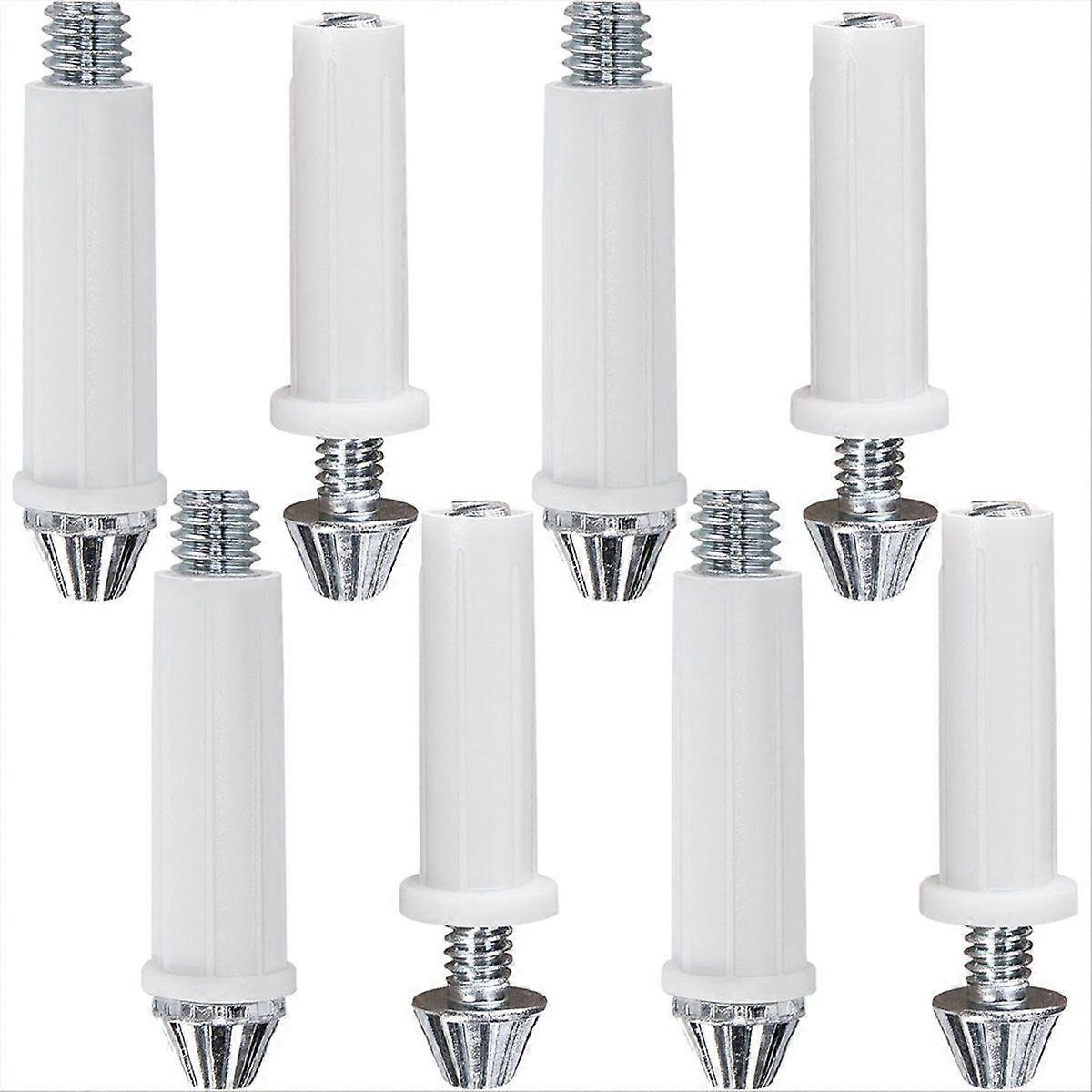 8 Pcs Bi-Fold Door Bottom Pivot Kit, 2 Size Folding Door Hardware Repair Bottom Pivot,(3/8inch and