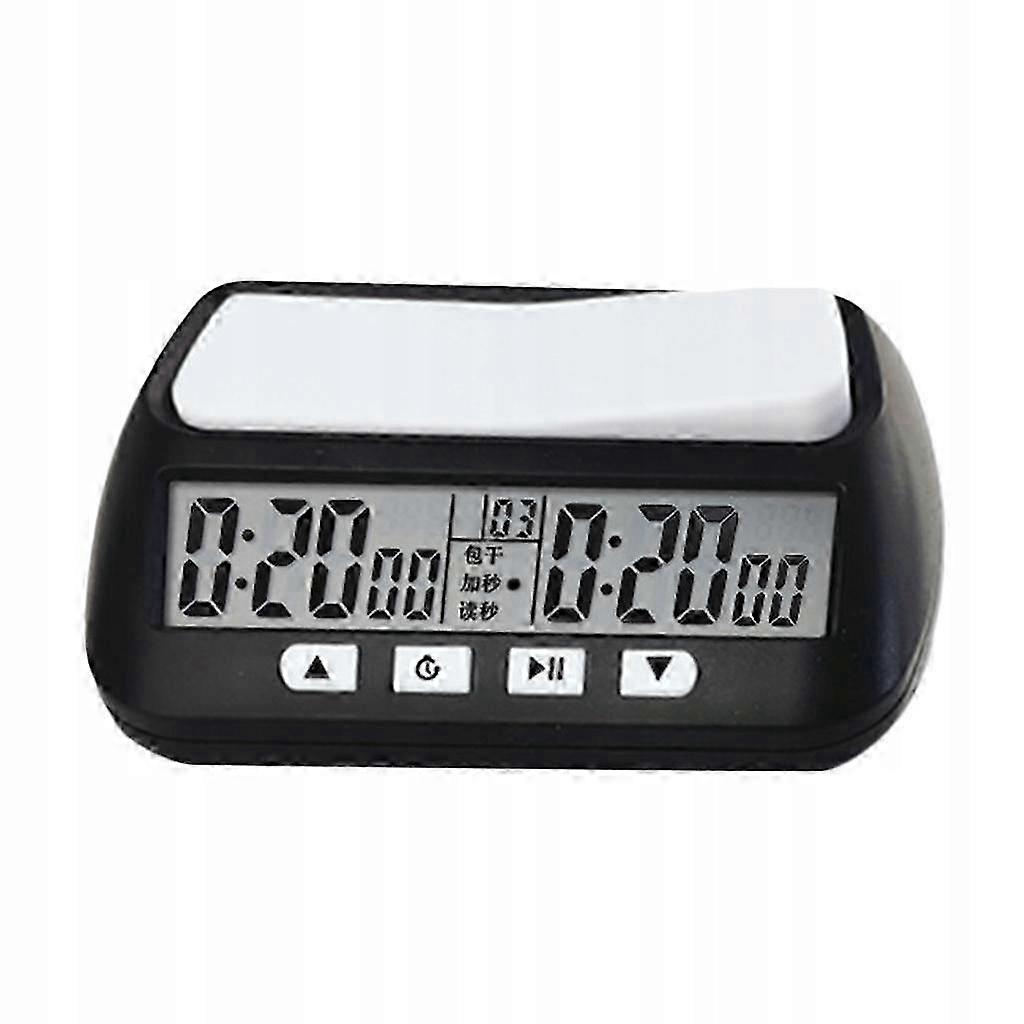 Ys Professional Chess Game Clock Count Up Down Timer For Board Games Black