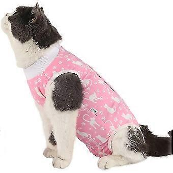 Cat Surgical Recovery Suit Sll Dog Puppy Onesies After Surgery Abdominal Wounds
