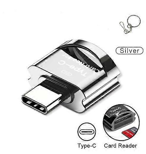 Super-Portable Type-C to Micro SD TF OTG Adapter: Boost Your Phone, Laptop, and PC Memory with Ease (With TF Card)