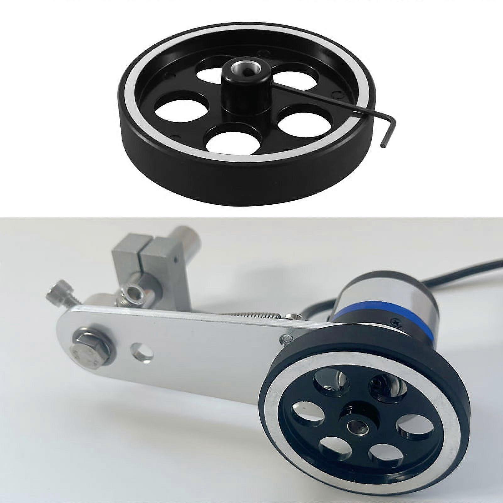 300mmX10mmX18mm Industrial Aluminum Rubber Measuring Encoder Meter Wheel for Industrial Encoder Encoder