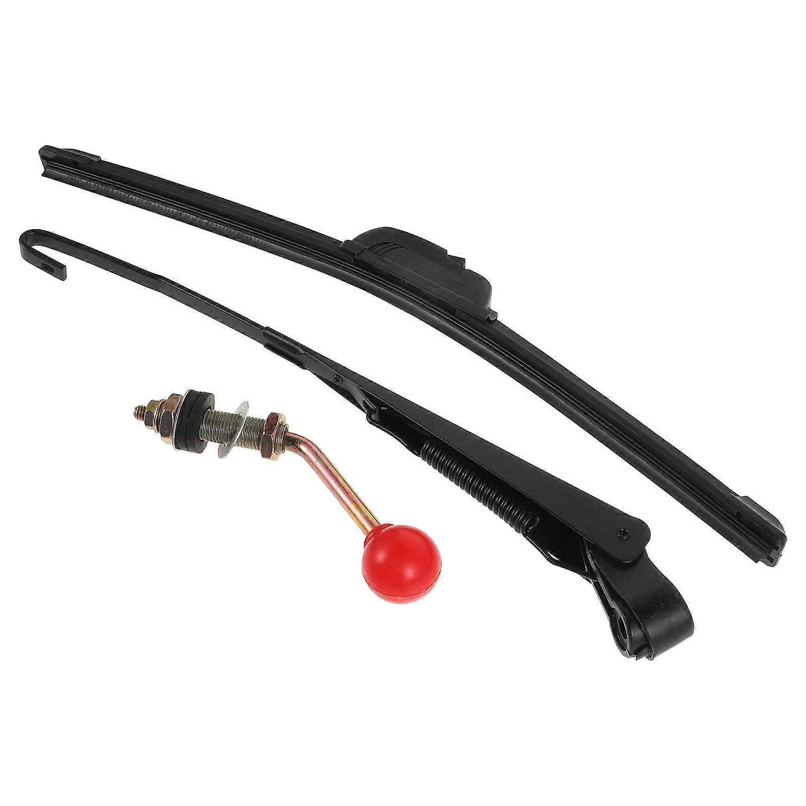 Manual Hand Operated Windshield Wiper Kit for Utvs and Motorcycle Use