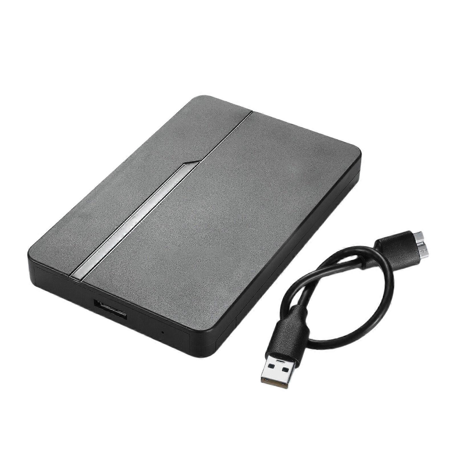 USB3.0/3.1 HDD Enclosure 2.5" Compatible Easy Installation Heat Resistant Design for Travel Lightweighted Multicolor