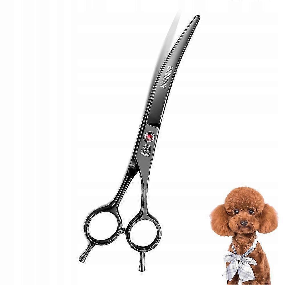 7 inch curved pet grooming scissors