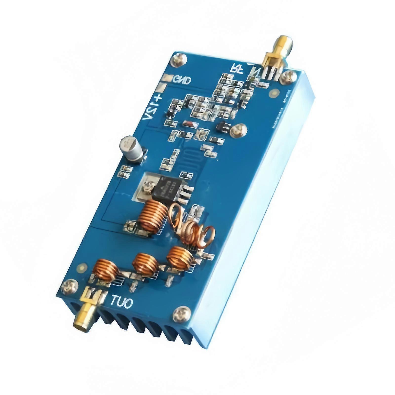 15 18W Radio Broadcast Strengthener Module 12V Direct current Input SMA Connection Low Melodious Distortion Design Multicolor