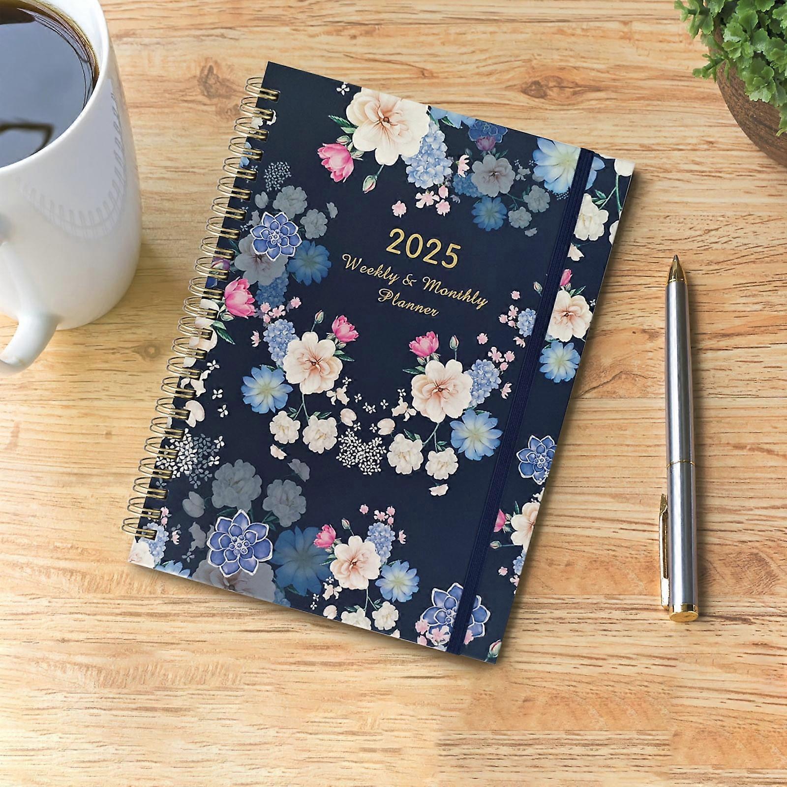 Planner with Dividers Planning Notebook - 2025 Schedule A5 Plan Book With Separating Pages Plan Notebook Coil Book, Planner Notebook Supplies