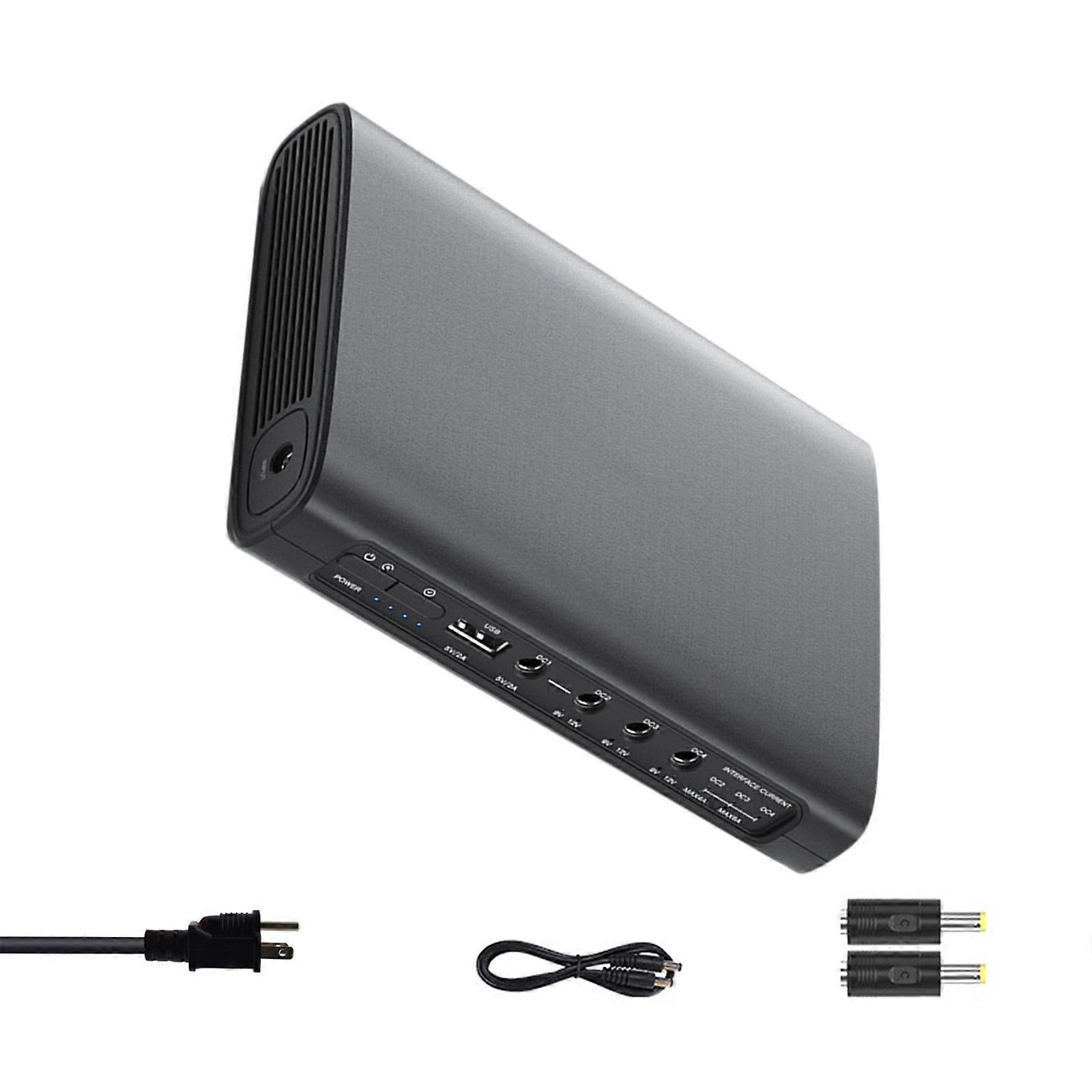 16000/20000/256000mAh UPS 5V 9V 12V Battery Backup Uninterruptible Power Supply Unit for Routers Security Camera Multicolor