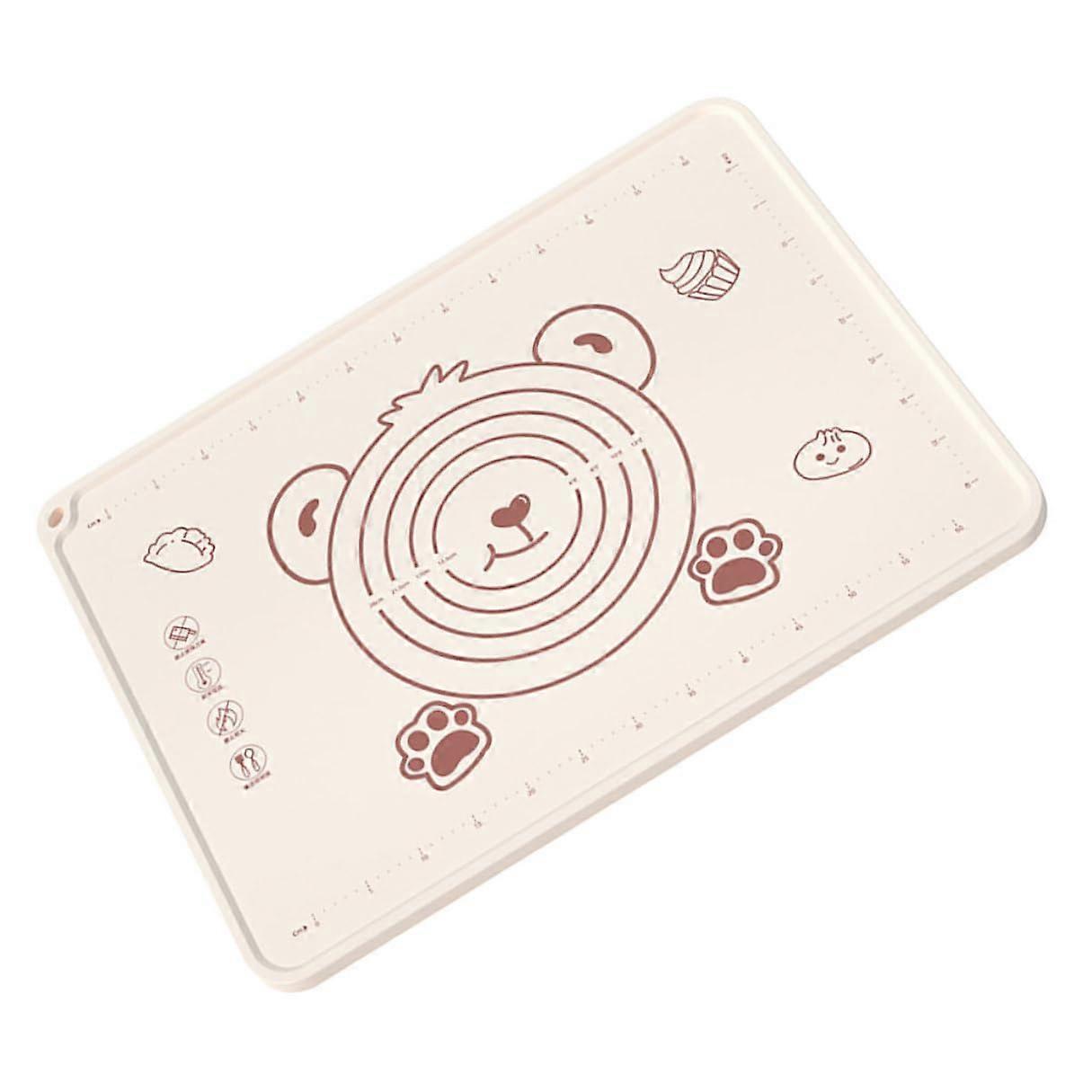 Silicone Pastry Mat NonSlip NonStick with Measurements for Dough Rolling Kneading Baking